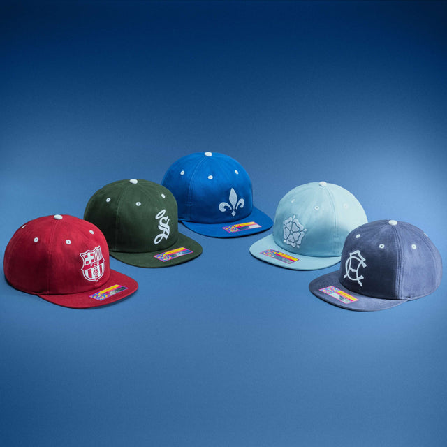 Fan Ink Bankroll Snapbacks from various licensed teams.