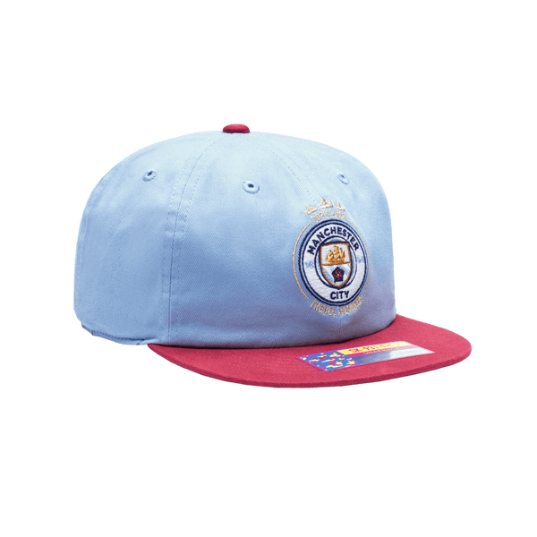 Manchester City Treble Snapback Hat
