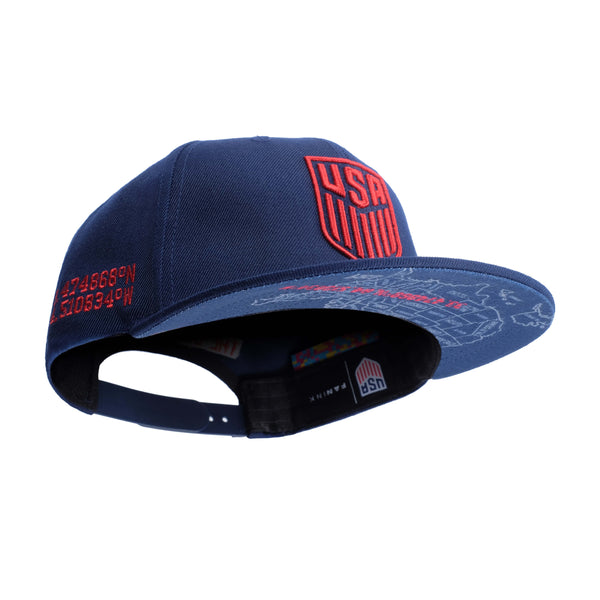 US Soccer Locale Snapback Hat