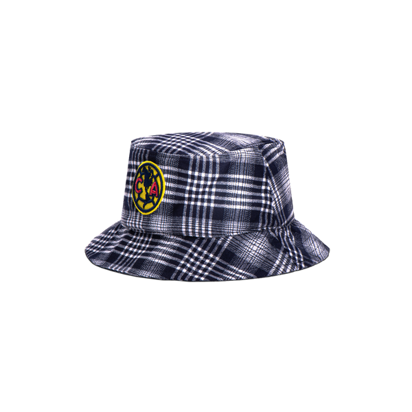 View of left side of Club America Hooligan Bucket Hat