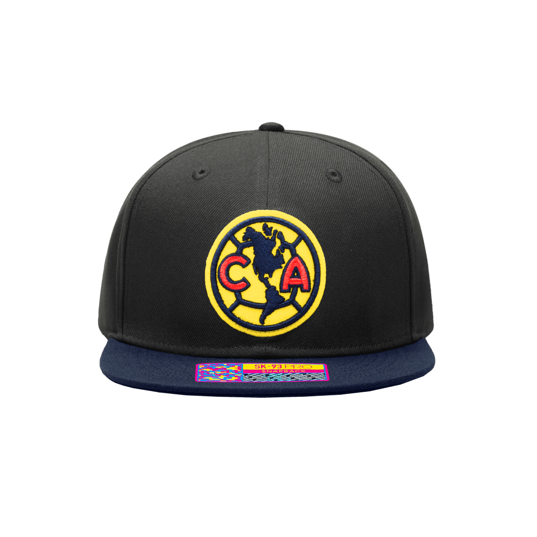 Front side view of Club America Team Snapback Hat