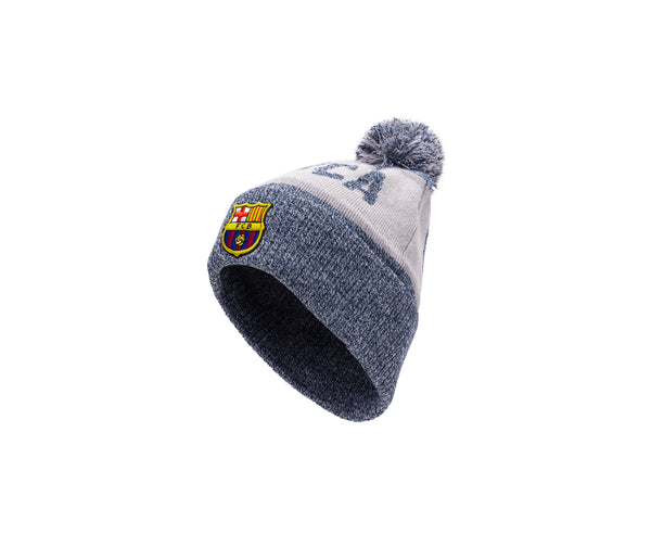 Grey FC Barcelona Urban Beanie