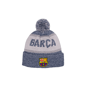 Grey FC Barcelona Urban Beanie 