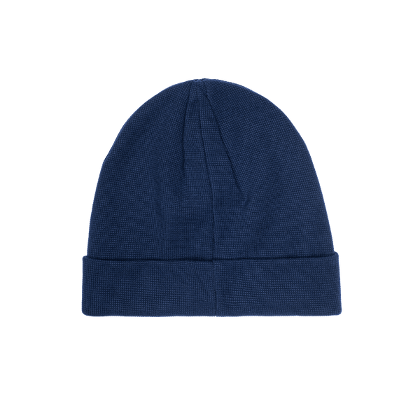 FC Barcelona 3000 ribbed beanie with team branded woven label on cuff, in Navy.