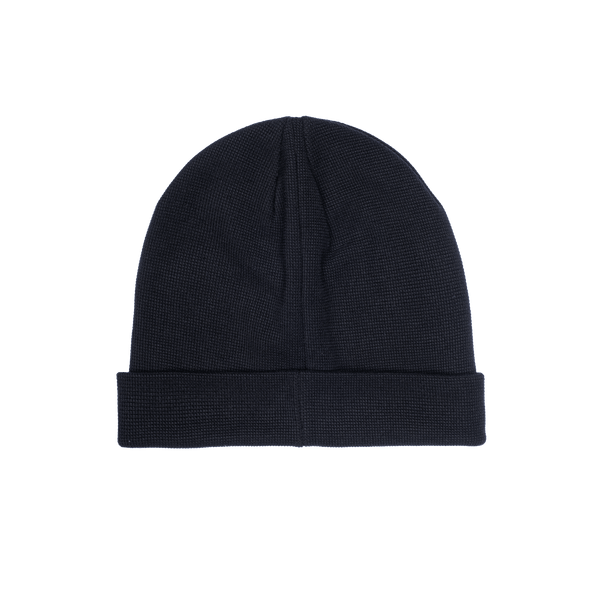 Bayern Munich 3000 ribbed beanie with team branded woven label on cuff, in Black.