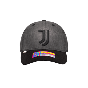 Grey Juventus Pitch Adjustable with Black bill JUVE