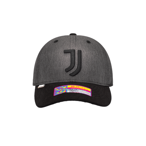 Grey Juventus Pitch Adjustable with Black bill JUVE