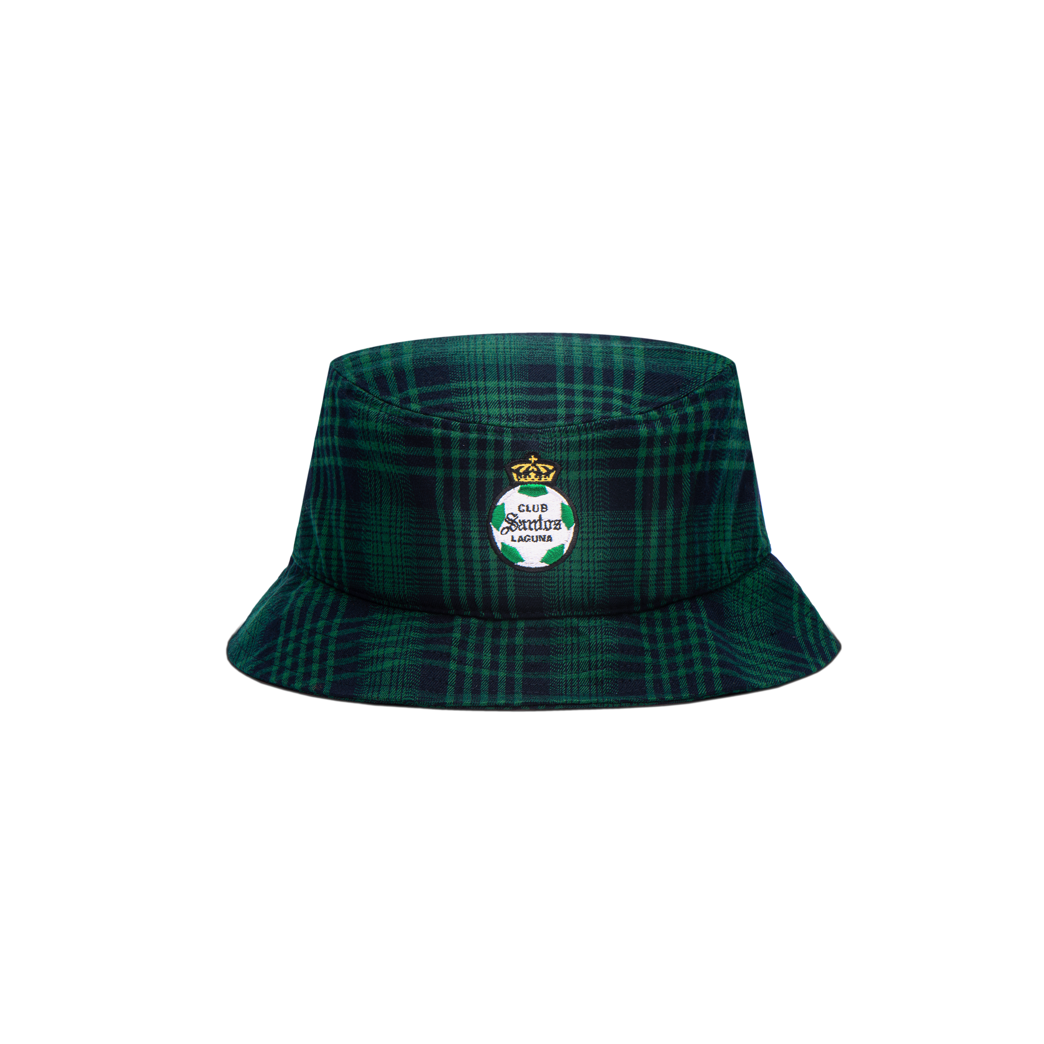 Front side view of The green Santos Laguna Hooligan Bucket Hat green bucket 