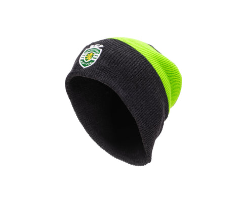 Black Sporting Fury Knit with green stripe