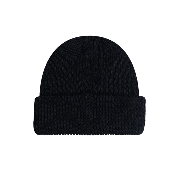 Manchester City Watchman ribbed beanie with team branded patch on cuff, in Black.